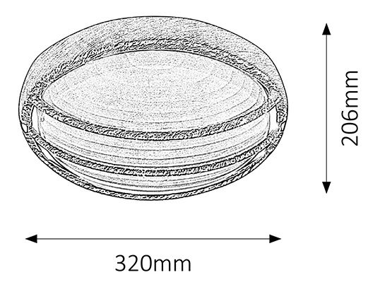 Venkovní svítidlo Hektor 8499 (antická zlatá)