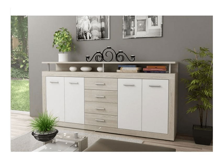Komoda Jachim Juno New dub sonoma + bílá