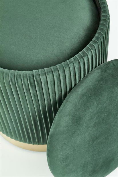 Set 2 ks. taburetů Solo (tmavě zelená)