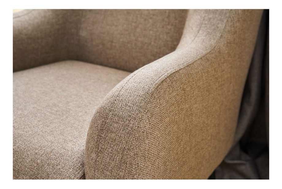 Křeslo Revosatta (hnědá + černá)