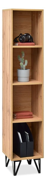 Obývací stěna Suspendera SH10 (dub + černá)