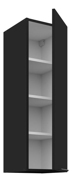 Horní kuchyňská skříňka Sienla 30 G 90 1F (černá matná)