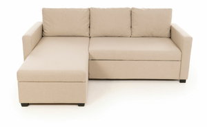 Rohová sedačka Kadina (růžová) (L)