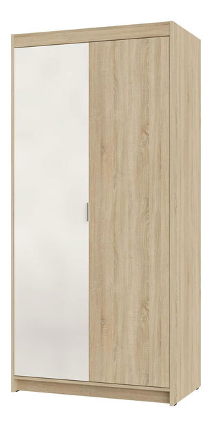 Šatní skříň se zrcadlem Elanor I (dub sonoma)
