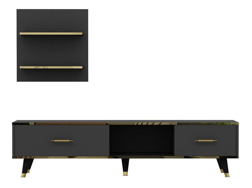 Obývací stěna Mevala 2 (antracit)