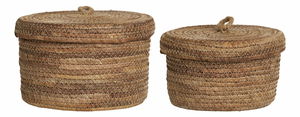 Set 2 ks košíků Dmimona (přírodní)