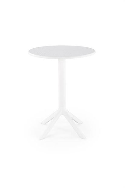 Zahradní stůl Caviar (bílá) (pro 2 osoby)