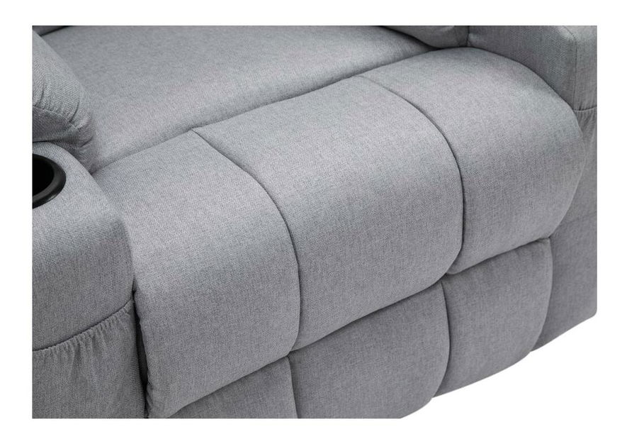 Masážní křeslo Hipocresias (světle šedá)