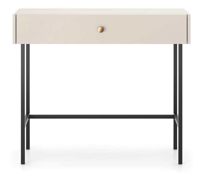 Toaletní stolík Desanta (béžová + černá)