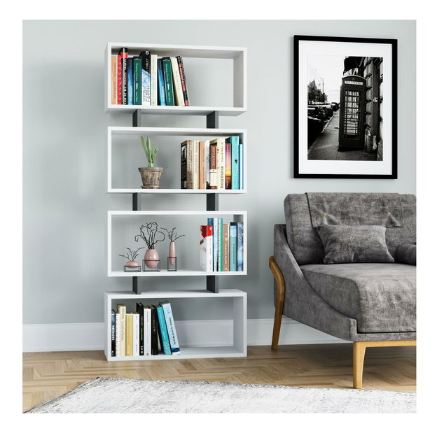 Regál Penice (bílá + antracit)