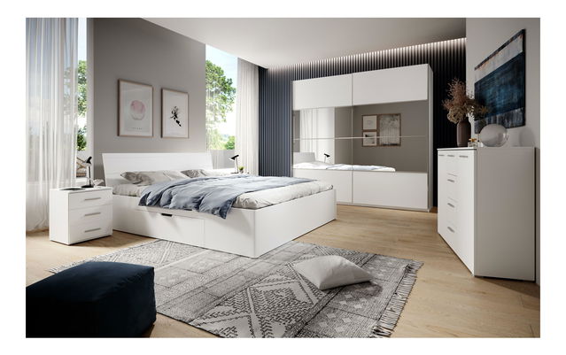 Ložnice Benson 6 (bílá)