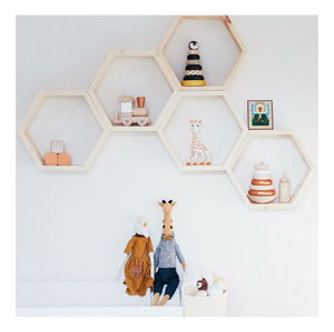 Set 4ks. polic Baboma 22 (ořech)