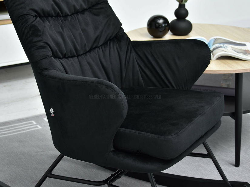 Křeslo Lusil (černá)