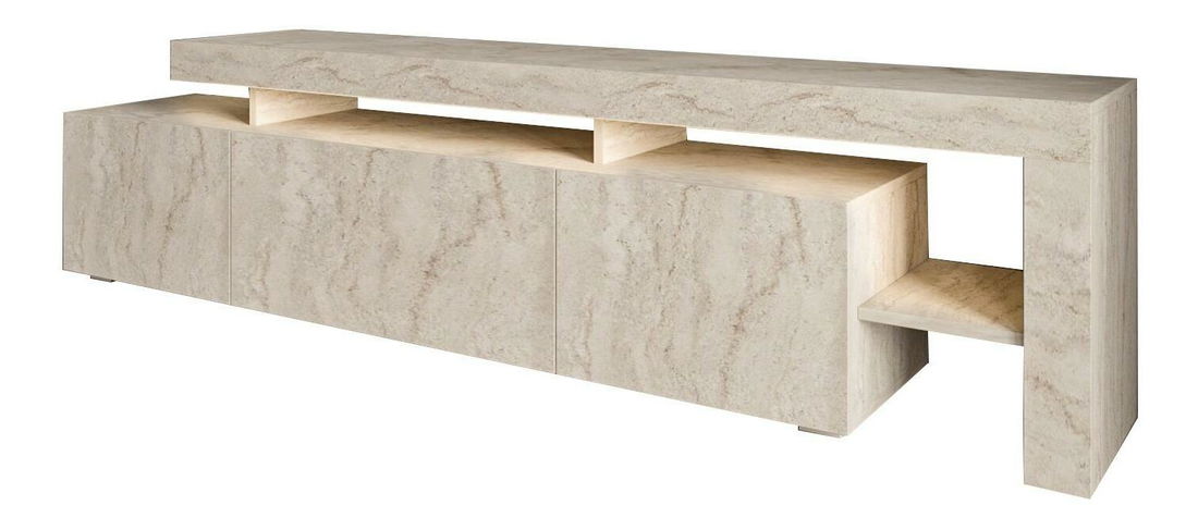 TV stolek/skříňka Belize (travertin)