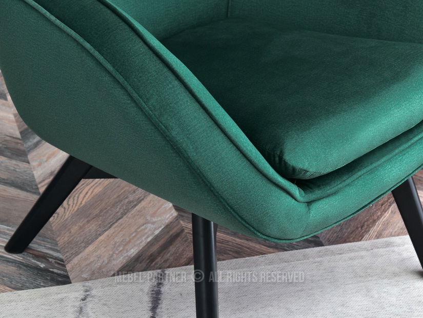 Designové křeslo Merch (bílá)