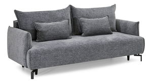 Pohovka dvousedačka Medio (šedá + černá)