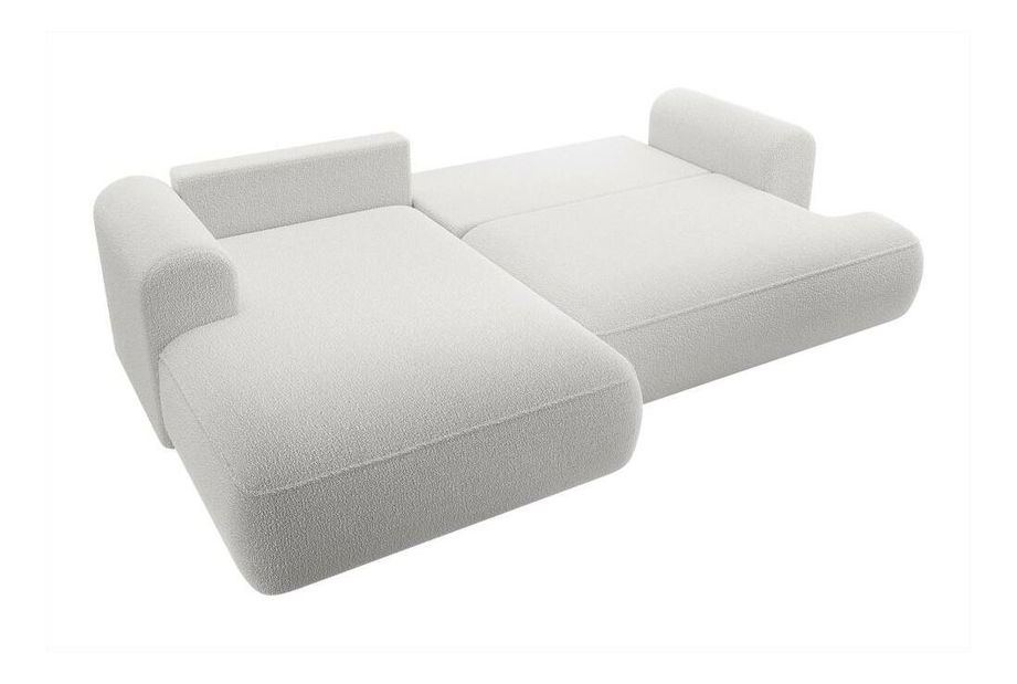 Rohová sedací souprava Olivo I (L) (světle šedá + černá)