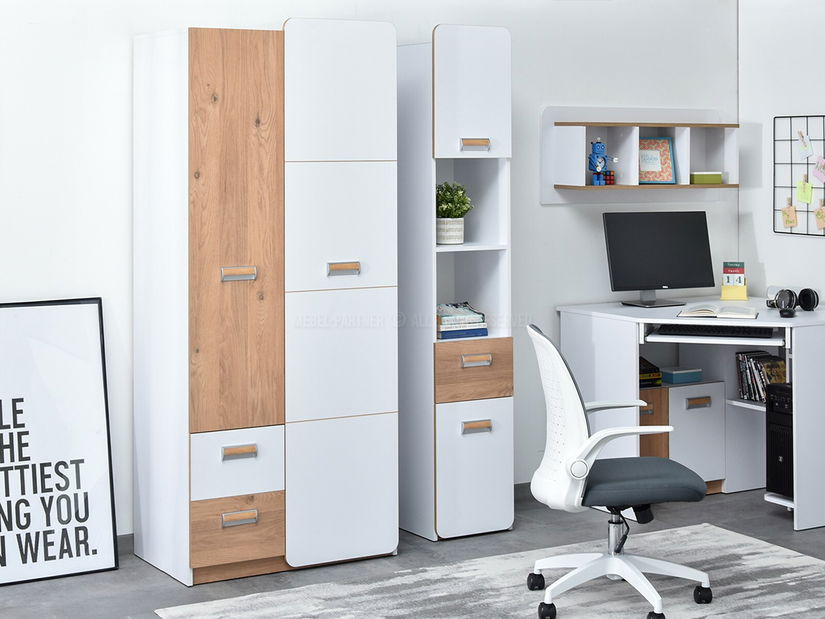 Nábytek do studentského pokoje Clerigo 05 (bílá)