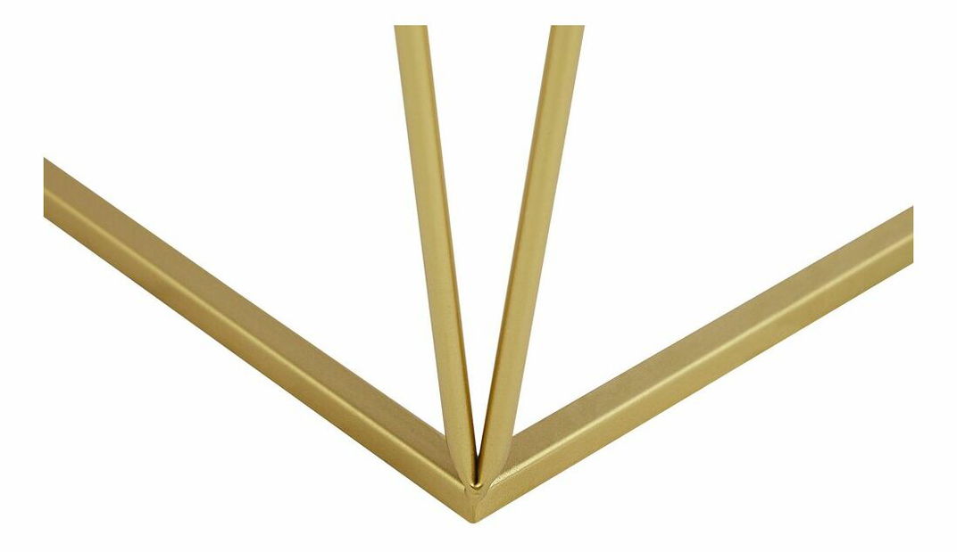 Set 2 ks. konferenčních stolků SÍNE (MDF) (zlatá)