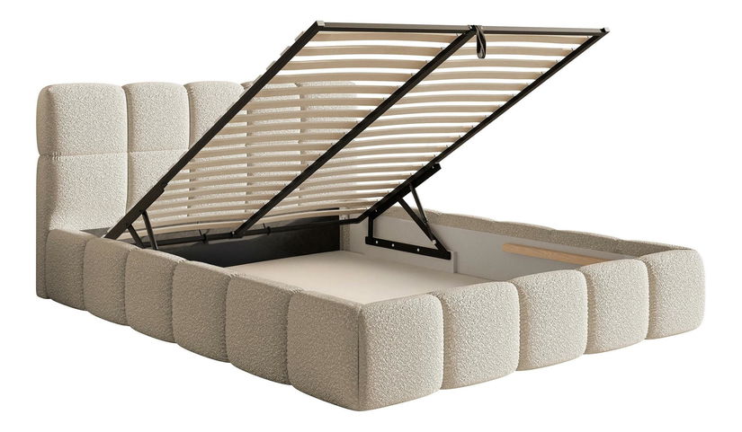 Manželská postel 180 cm Cirsten (s roštem) (s úl. prostorem) (tmavě hnědá)