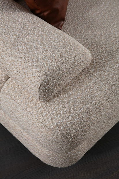 Rohová sedačka Nicel (ecru) (L)