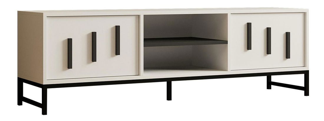 TV stolek/skříňka Nalasi (bílá)