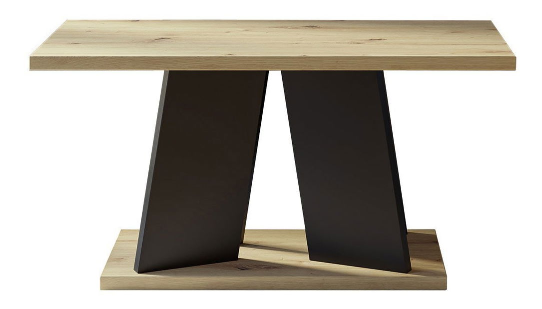 Konferenční stolek Jeremias (dub artisan + černá)