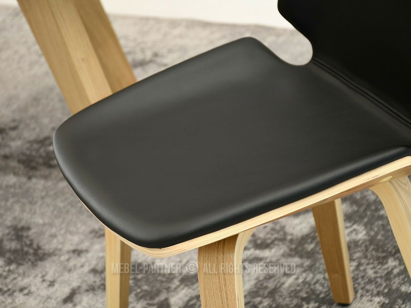 Jídelní židle Vicisitudes (černá + dub)