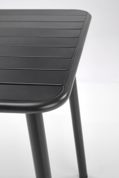 Zahradní stolek Basto 2 (černá) (pro 2 osoby)