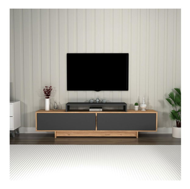 TV stolek/skříňka Grasias (borovice atlantická + antracit)