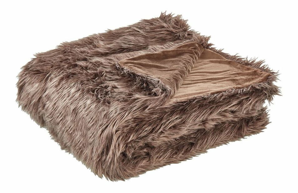 Deka 200 x 220 cm Deli (hnědá)