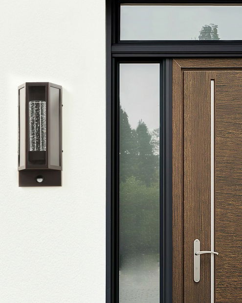 Nástěnné svítidlo vnější Francie (hnědá)