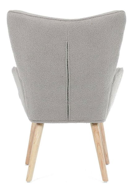 Křeslo ušák Acabar (šedá)