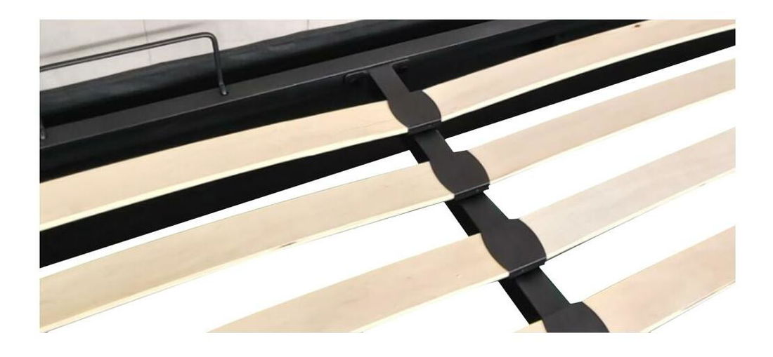 Manželská postel 180x200 cm Bretto (šedohnědá)Taupe Velvet látka)