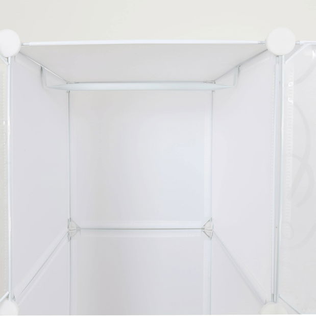 Modulárna skříň Mogul (bílá + vzor)