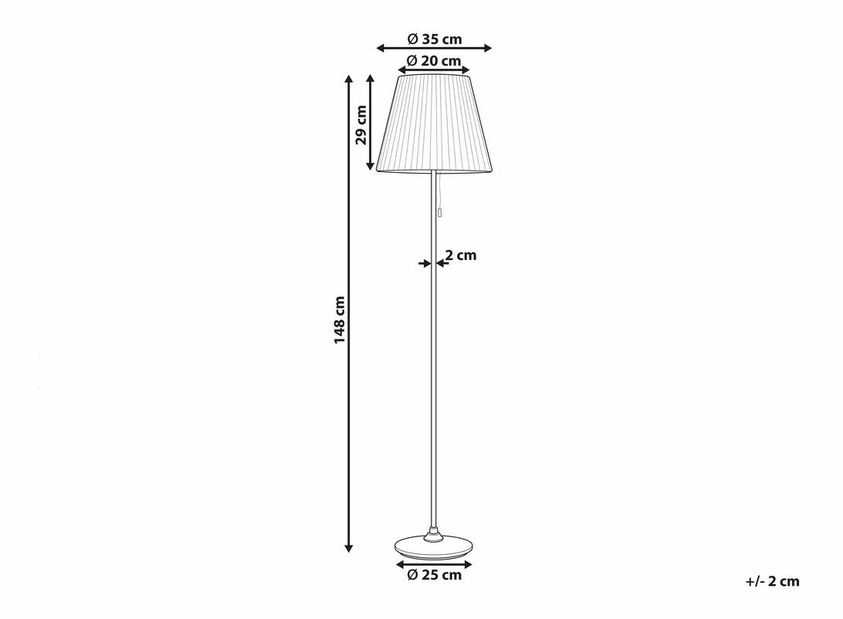 Stojanová lampa Trysnice (mosazná)