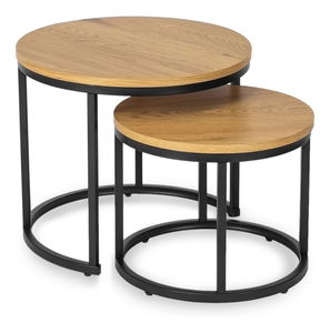  Set 2 ks konferenčních stolků Dalila (dub zlatý)