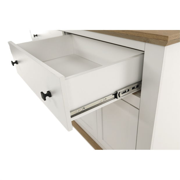 Komoda Leoras MZ10 (bílá + dub grand)