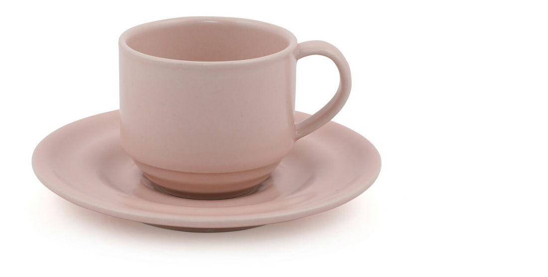 Kávová souprava (12 ks.) Pierot (růžová)
