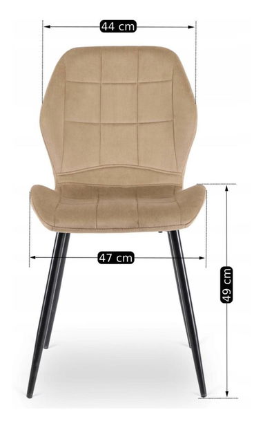 Jídelní židle Inolvidable (béžová)