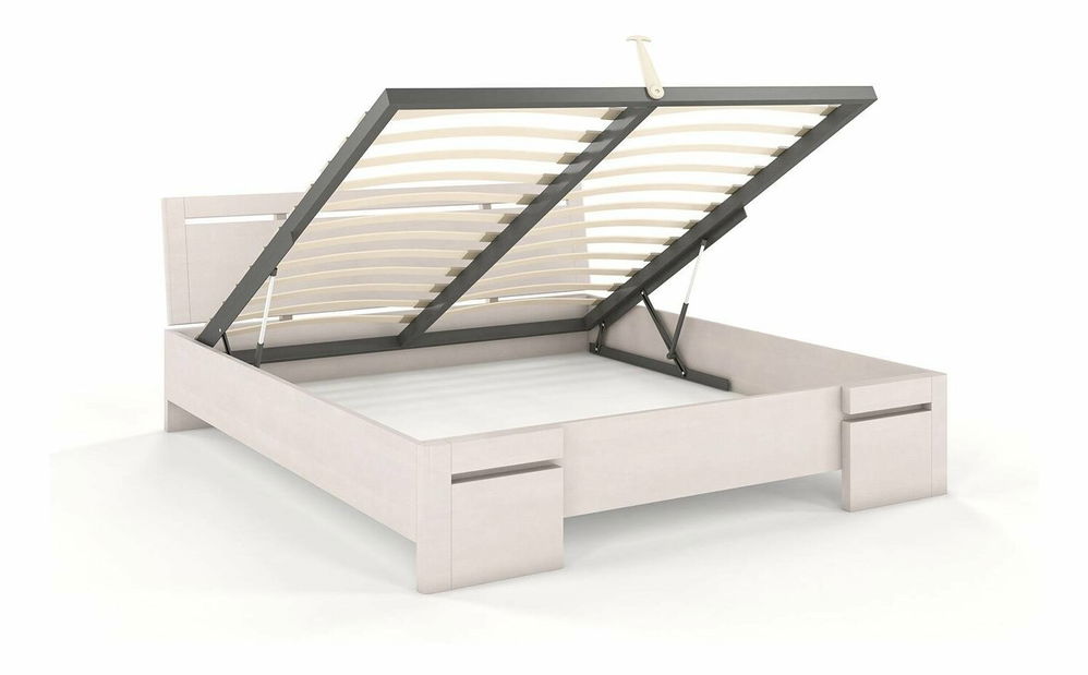 Manželská postel 180 cm Naturlig Bokeskogen High BC (buk)