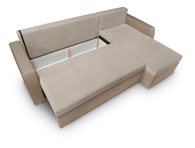 Rohová sedací souprava BRW Molly Lux 3DL.URC (šedá) (P)