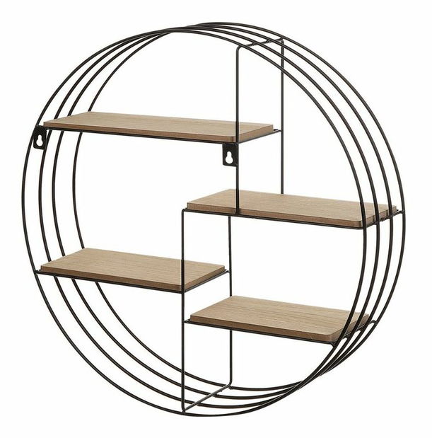 Regál Santhia (světlé dřevo)