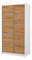 Šatní skříň Remea (bílá + dub artisan)