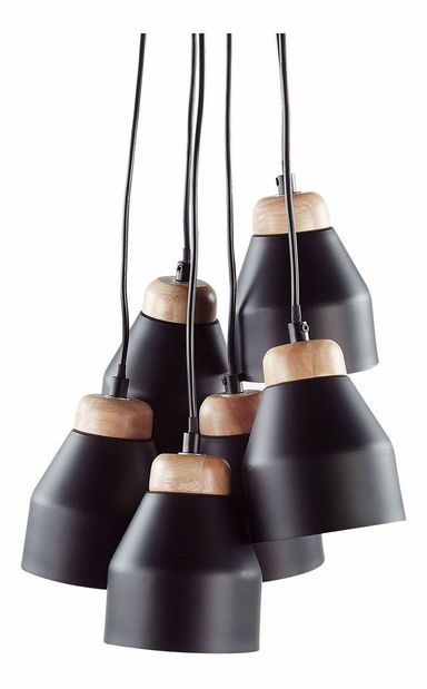 Závěsná lampa Colim (černá)