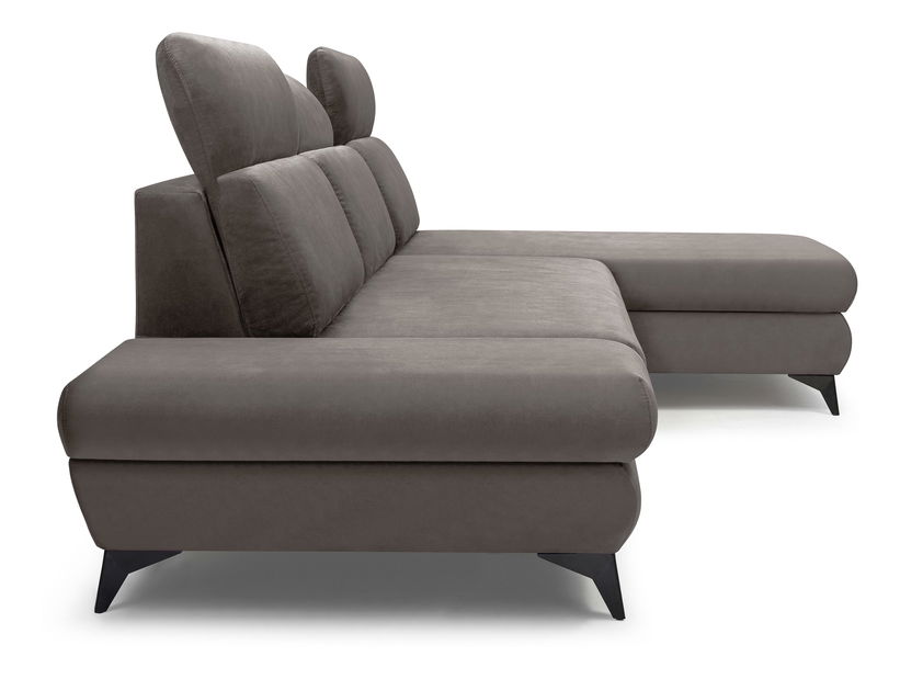 Rohová sedací souprava Titan (tmavě šedá) (P)