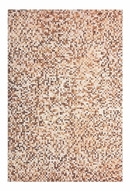 Koberec 140x200 cm TULRO (kůže) (hnědá)