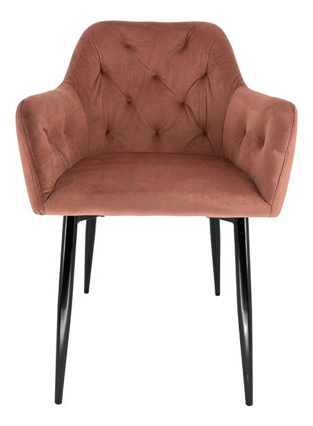 Set 2ks jídelních židlí Satya (tmavě růžová)