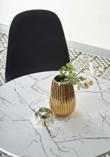 Jídelní stůl Delbert (mramor bílý)