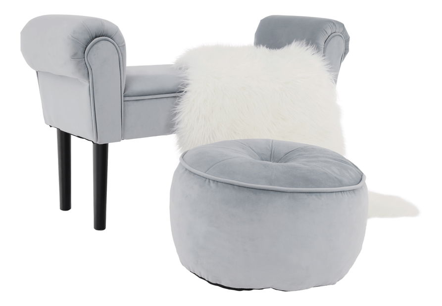 Lavice Bryona (světlešedá)